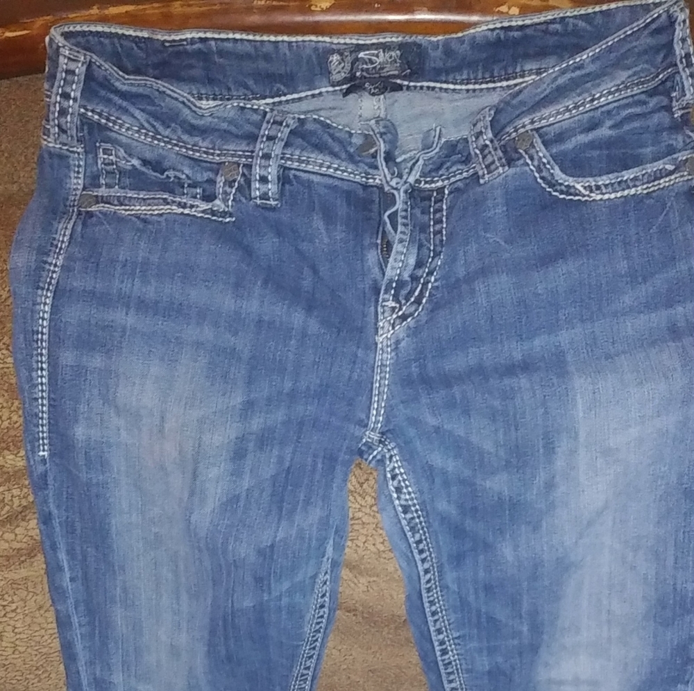 Silver jeans